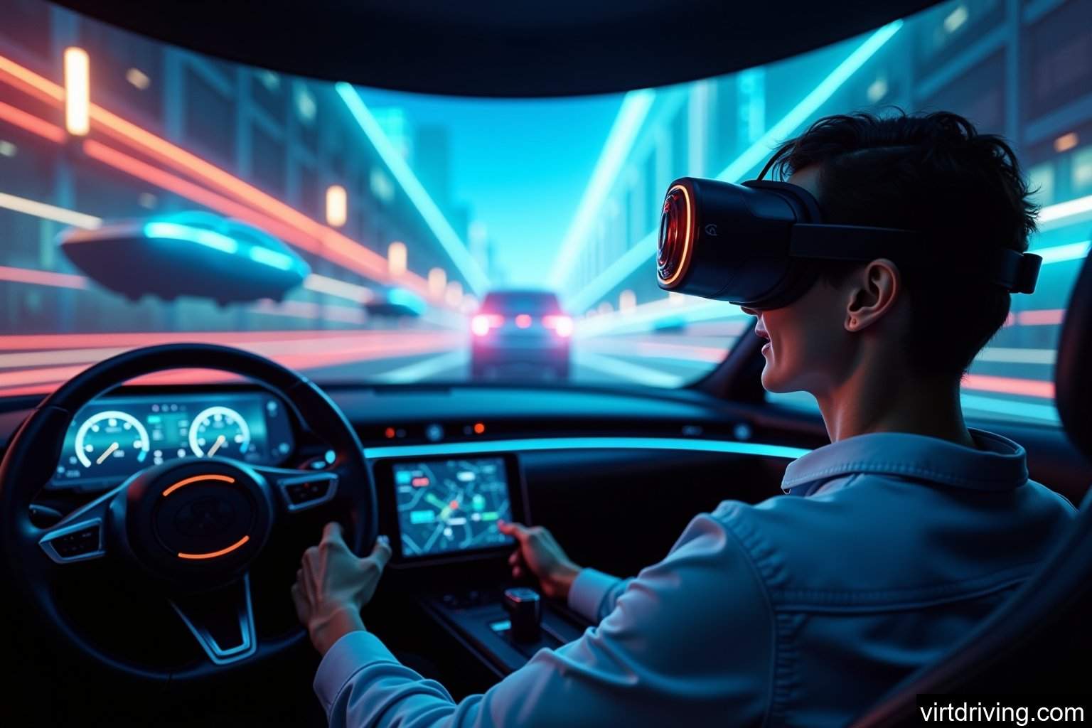 Advanced virtual driving simulation